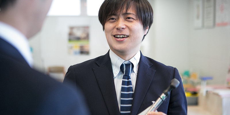 会話をしている写真