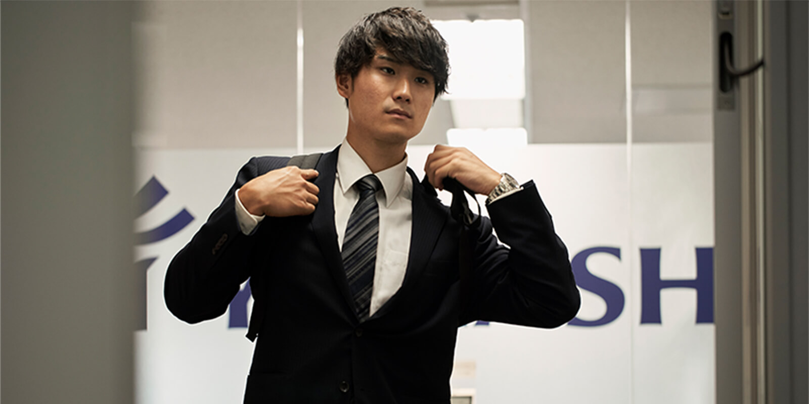 営業活動中の写真