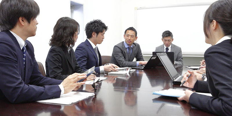 会議中の写真